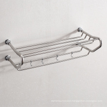 Hotel style chrome brass bathroom accessories double towel bar